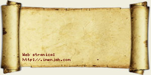 Tomanija Jovanović vizit kartica